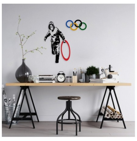 Decorative Metal Wall Accessory Wallxpert Banksy - 7 Multicolor