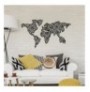 Decorative Metal Wall Accessory Wallxpert The World Is Mine Black