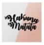 Decorative Metal Wall Accessory Wallxpert Hakuna Matata Black