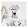 Decorative Metal Wall Accessory Wallxpert Astronaut 1 Black