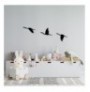 Decorative Metal Wall Accessory Wallxpert Migrant Birds - 291 Black