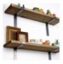 Raft muri Hannah Home LAM006 BlackWalnut