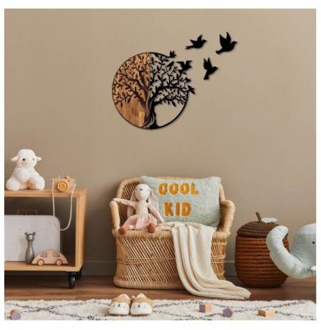 Dekor druri Wallxpert Tree And Birds - 322 