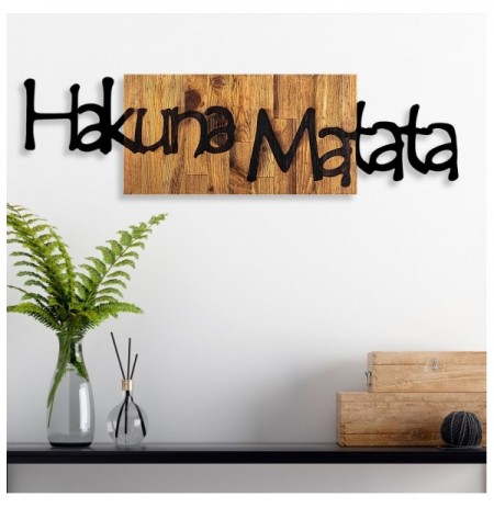 Dekore druri Wallxpert Hakuna Matata 4 BlackLight Walnut