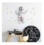 Dekor Aberto Design Peace Sign Astronaut - 2 WhiteGrey