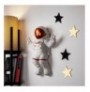 Decorative Object Aberto Design Peace Sign Astronaut - 3 WhiteBronze