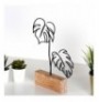 Decorative Object Aberto Design Leafs - Black Black