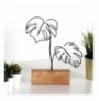 Decorative Object Aberto Design Leafs - Black Black