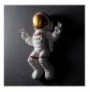 Decorative Object Aberto Design Peace Sign Astronaut - 1 WhiteGold