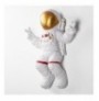 Decorative Object Aberto Design Peace Sign Astronaut - 1 WhiteGold