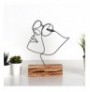 Decorative Object Aberto Design Girl - Black Black