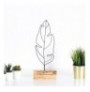 Decorative Object Aberto Design Feather - Black Black