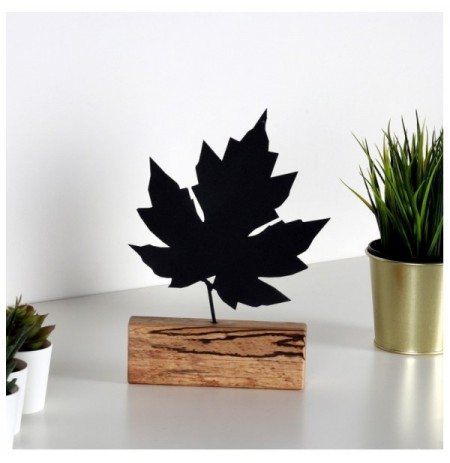 Decorative Object Aberto Design Maple - Black Black