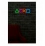 Ndriçim Plastik dekorativ Led Wallxpert Play Station - Multicolor