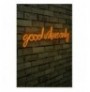 Ndriçim Plastik dekorativ Led Wallxpert Good Vibes Only - Yellow