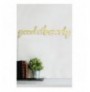 Ndriçim Plastik dekorativ Led Wallxpert Good Vibes Only - Yellow