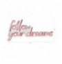 Ndriçim Plastik dekorativ Led Wallxpert Follow Your Dreams - Pink