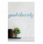 Ndriçim Plastik dekorativ Led Wallxpert Good Vibes Only - Blue