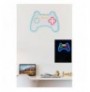 Ndriçim Plastik dekorativ Led Wallxpert Play Station Gaming Controller - Blue Multicolor