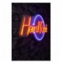 Ndriçim Plastik dekorativ Led Wallxpert Hard Rock - Blue, Red