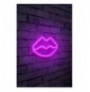 Ndriçim Plastik dekorativ Led Wallxpert Lips - Pink