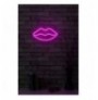 Ndriçim Plastik dekorativ Led Wallxpert Lips - Pink