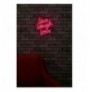 Ndriçim Plastik dekorativ Led Wallxpert Live Laugh Love - Pink