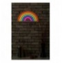 Ndriçim Plastik dekorativ Led Wallxpert Rainbow - Multicolor