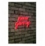 Ndriçim Plastik dekorativ Led Wallxpert Never Give Up - Red Red