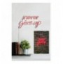 Ndriçim Plastik dekorativ Led Wallxpert Never Give Up - Red Red