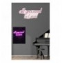 Ndriçim Plastik dekorativ Led Wallxpert All You Need is Love - Pink