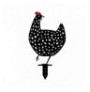 Set Pula metalike dekoruese per kopesht Aberto Design Chickens Black