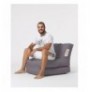 Bean Bag per kopesht Hannah Home Siesta Sofa Bed Pouf - Fume