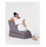 Bean Bag per kopesht Hannah Home Siesta Sofa Bed Pouf - Fume