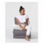 Bean Bag per kopesht Hannah Home Siesta Sofa Bed Pouf - Fume