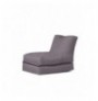 Bean Bag per kopesht Hannah Home Siesta Sofa Bed Pouf - Fume