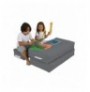 Bean Bag per kopesht Hannah Home Kids Double Seat Pouf - Fume