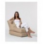 Garden Bean Bag Hannah Home Siesta Sofa Bed Pouf - Mink