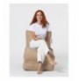 Garden Bean Bag Hannah Home Siesta Sofa Bed Pouf - Mink