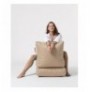 Garden Bean Bag Hannah Home Siesta Sofa Bed Pouf - Mink