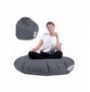 Garden Bean Bag Hannah Home Iyzi 100 Cushion Pouf - Fume