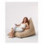 Bean Bag kopeshti Hannah Home Pyramid Big Bed Pouf - Mink