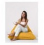 Bean Bag për kopsht Hannah Home Pyramid Big Bed Pouf - Yellow