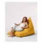 Bean Bag për kopsht Hannah Home Pyramid Big Bed Pouf - Yellow