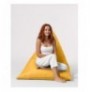 Bean Bag për kopsht Hannah Home Pyramid Big Bed Pouf - Yellow