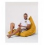 Bean Bag për kopsht Hannah Home Pyramid Big Bed Pouf - Yellow