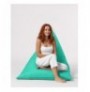 Bean Bag kopeshti Hannah Home Pyramid Big Bed Pouf - Turquoise