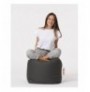 Garden Pouffe Hannah Home Square Pouf - Fume