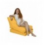 Garden Bean Bag Hannah Home Siesta Sofa Bed Pouf - Yellow