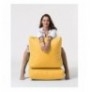 Garden Bean Bag Hannah Home Siesta Sofa Bed Pouf - Yellow